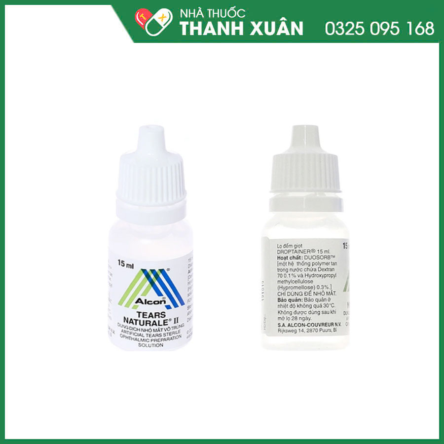 Tears Natural II điều trị các trường hợp khô mắt, kích ứng mắt, hội chứng Sjõgren